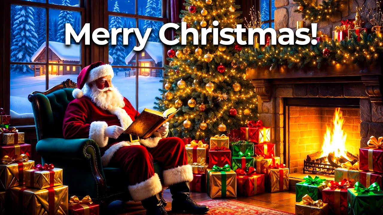 Baby It's Cold Outside🎄Best Classic Christmas Songs with Fireplace🎅 Christmas Music 2-Hour Playlist