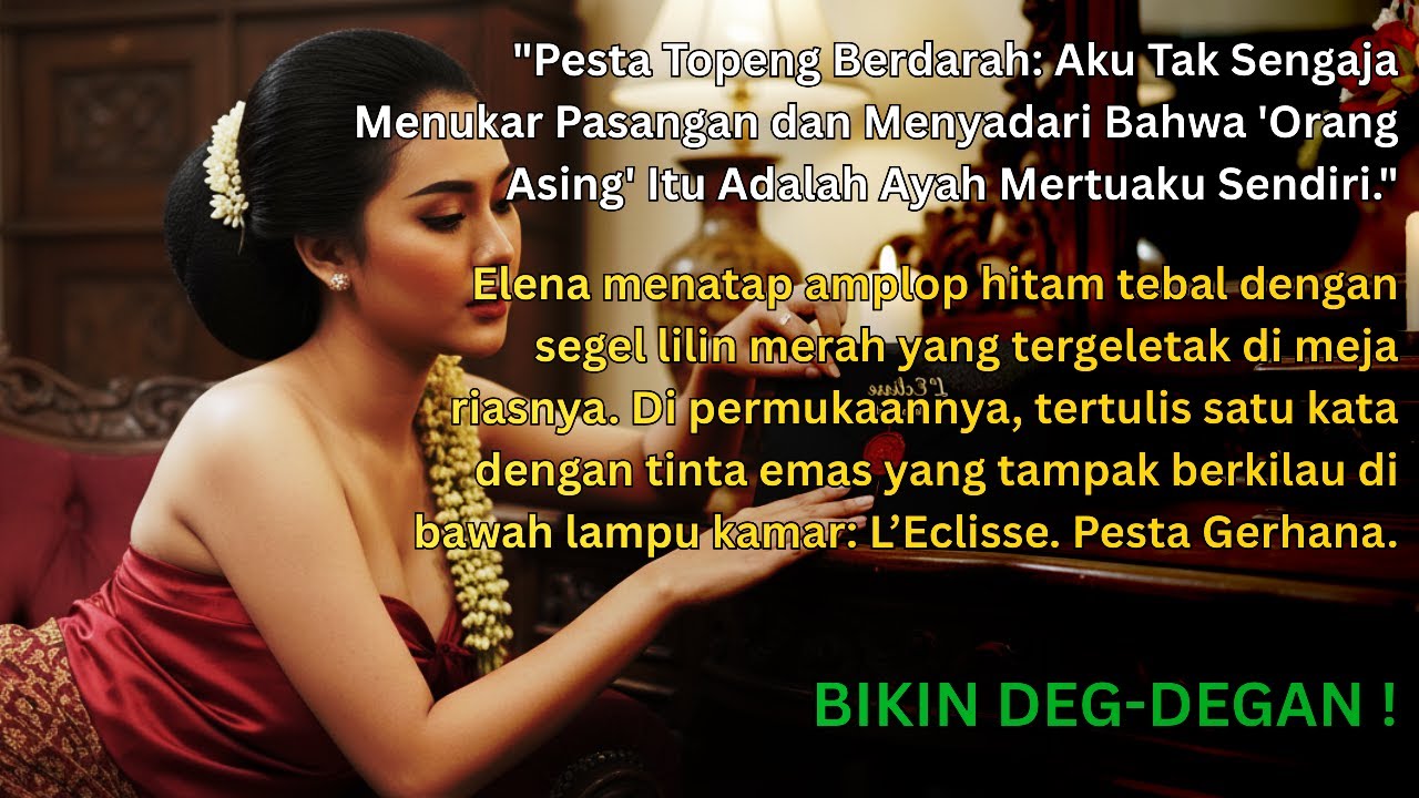 PESTA TOPENG BERDARAH AKU TAK SENGAJA MENUKAR PASANGAN & MENYADARI BAHWA 'ORANG ASING' ITU MERTUAKU