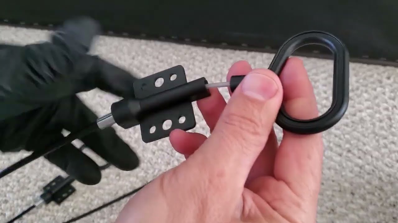 Repair foot rest pull ring, D ring on couch or recliner Tips and Tricks.