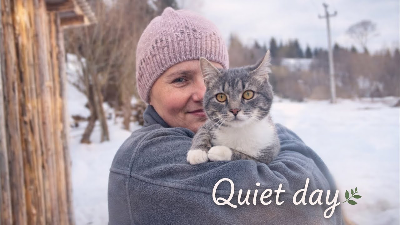 Quiet Family Day 🌿 | Cooking on the Stove 🍲🔥, Chores & Simple Life 🐓🐄