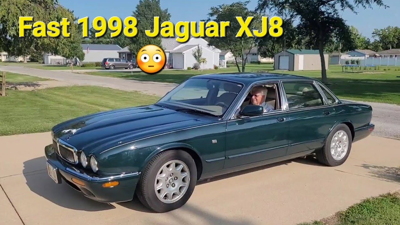 Art's Very Fast & Stylish Race Green 1998 Jaguar XJ8 Walk Around & Drive