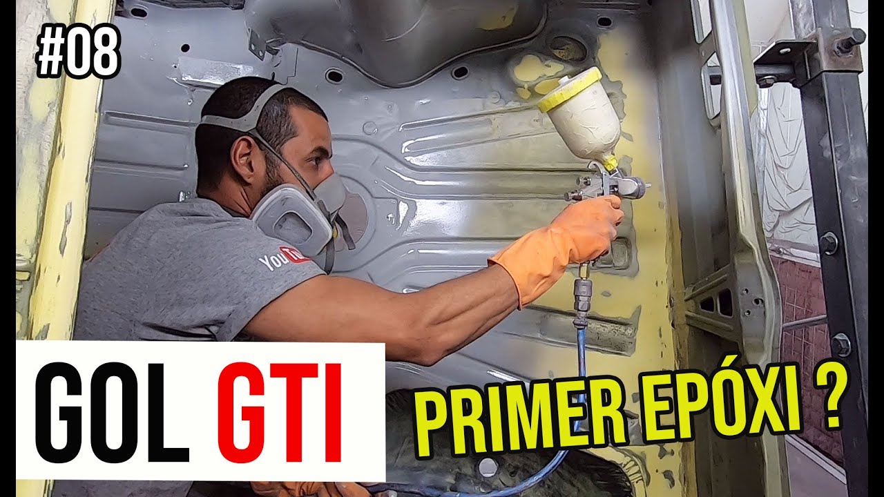 GOL GTI 1993: PRIMER EPÓXI NO ASSOALHO | CUSTOM GARAGE #EP08