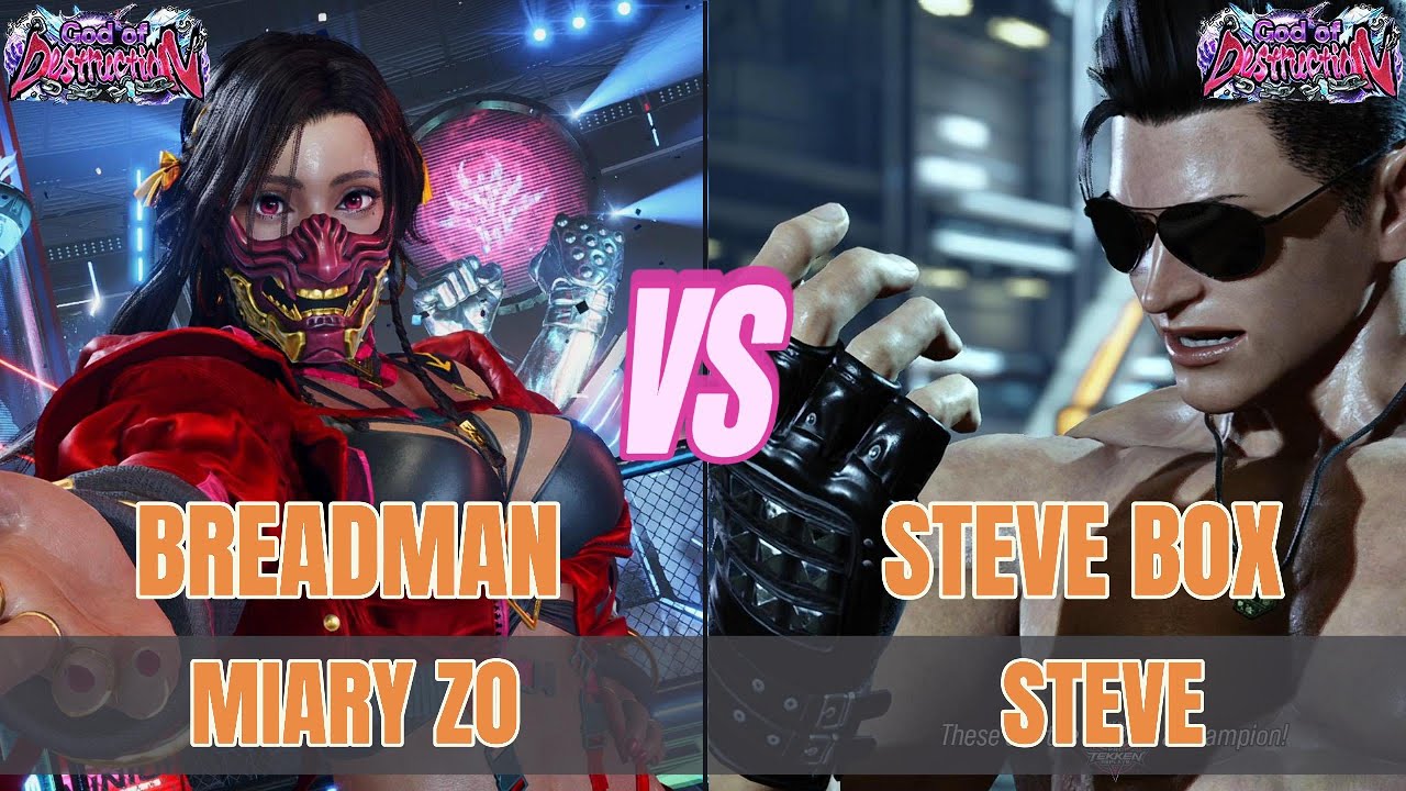 MIARY ZO (Breadman) vs. STEVE (Steve Box) Tekken 8 SE2 Ranked Matches