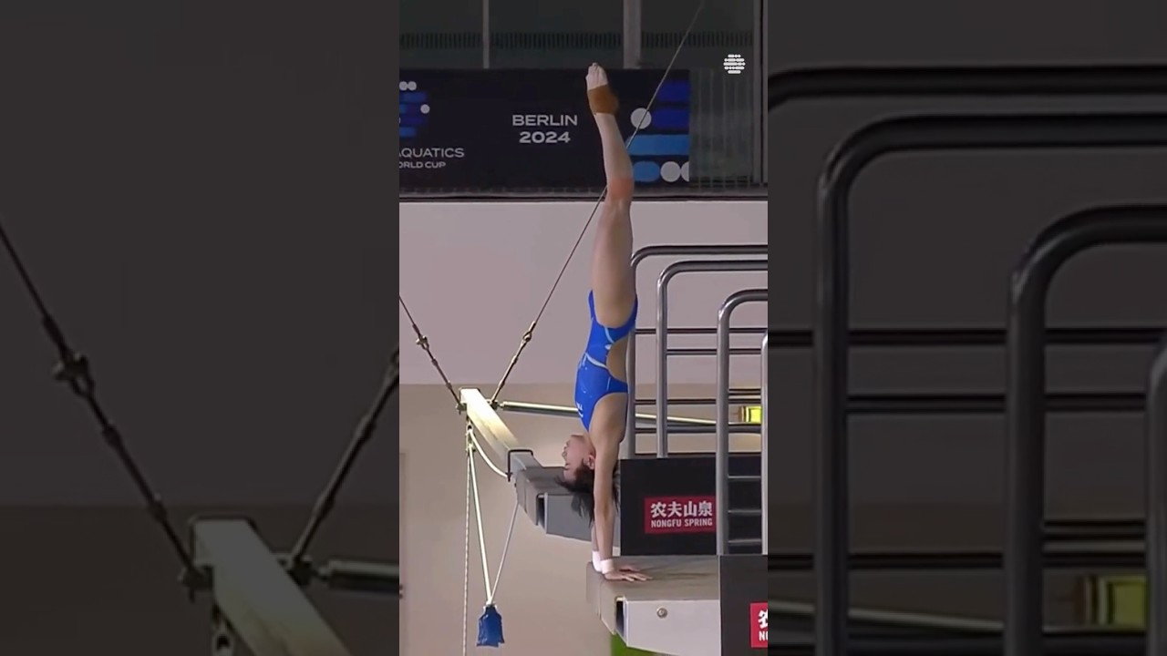 Quan Hongchan Dominates Again! Incredible Dive Stuns World Cup #diving