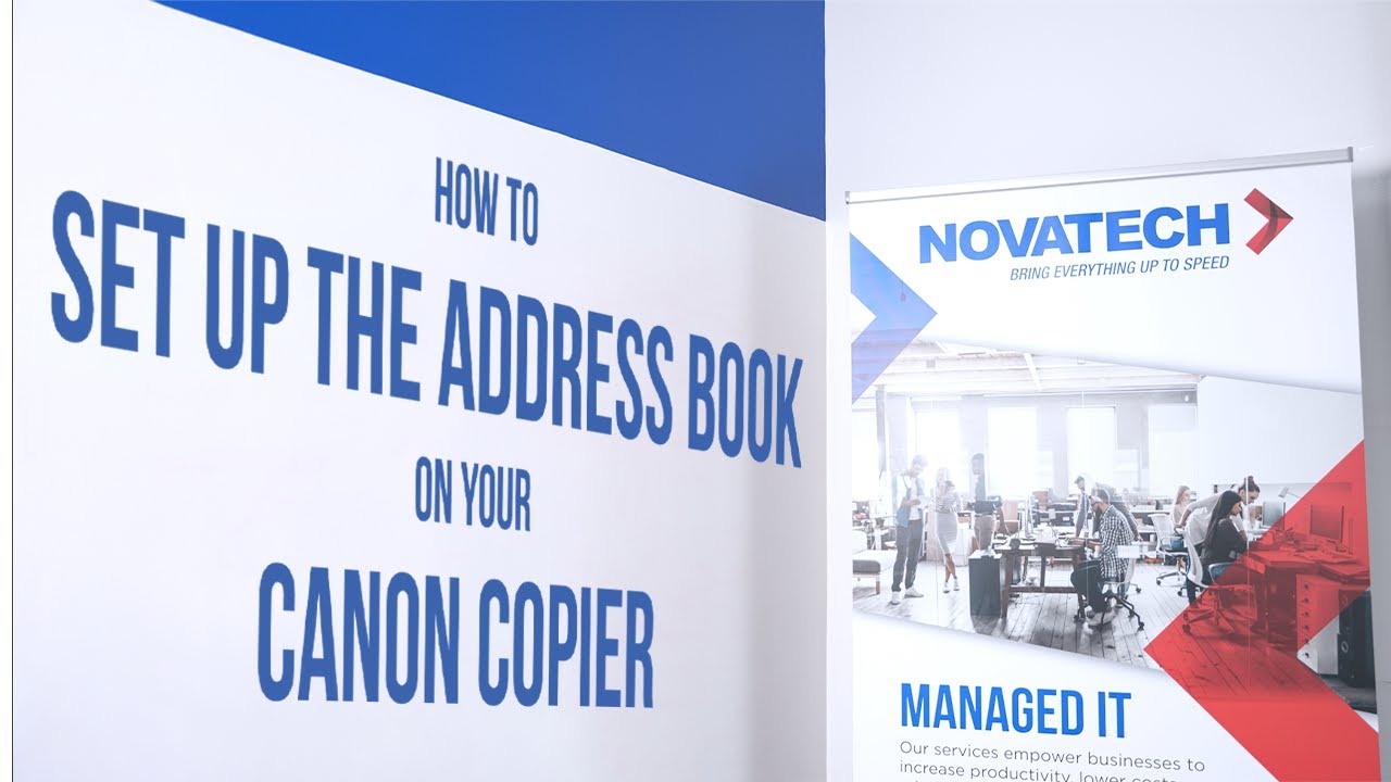 How to Set Up the Address Book on a Canon Copier 📩