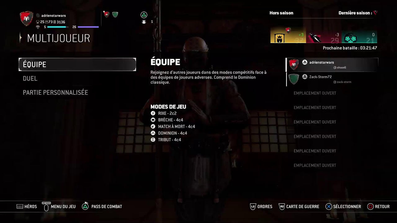 Live Français For Honor