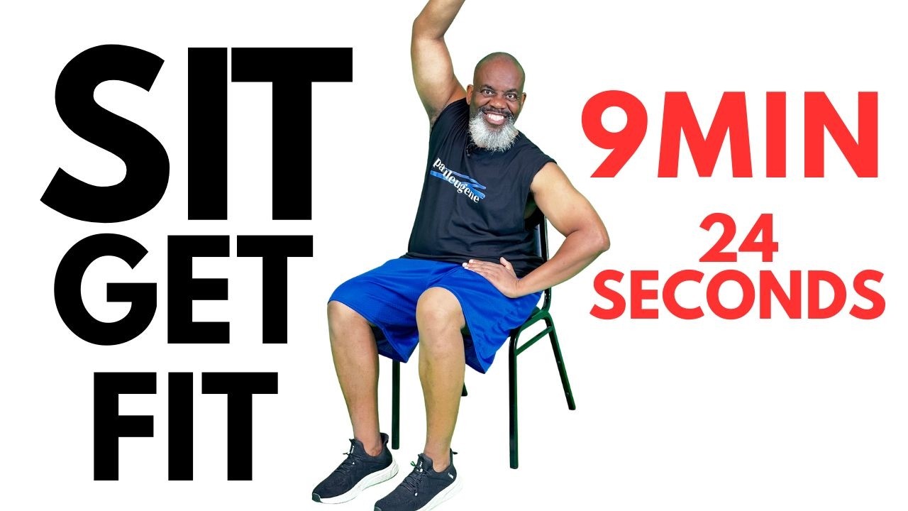 Sit and Get Fit in 9 Minutes! Seated Exercise | Chair Fitness