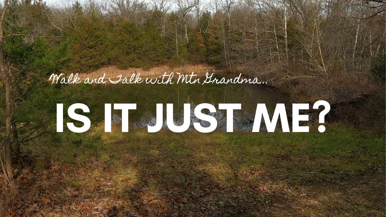 Is it Just Me?  // Walk and #chat with Mtn Grandma