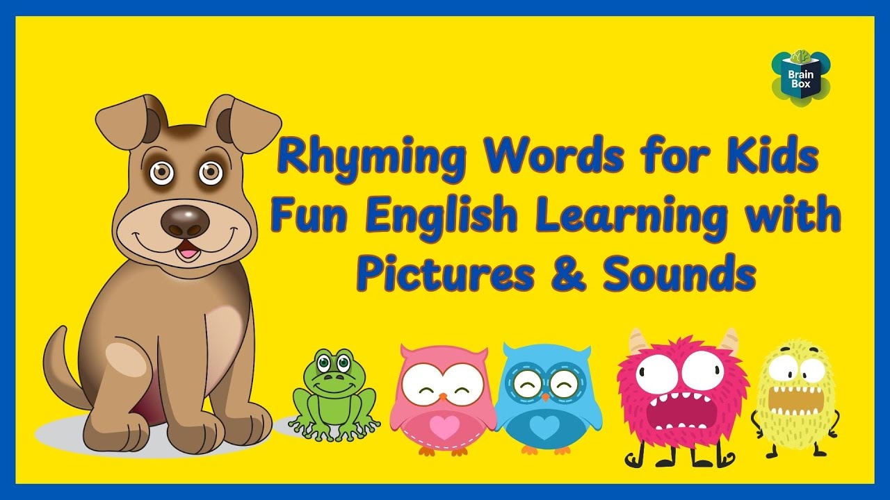 Chapter 2 | Rhyming Words for Kids Fun English Learning with Pictures & Sounds
