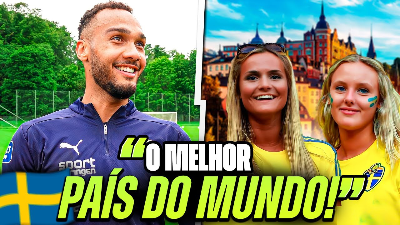 A VIDA DE LUXO DOS JOGADORES BRASILEIROS NA SUÉCIA!