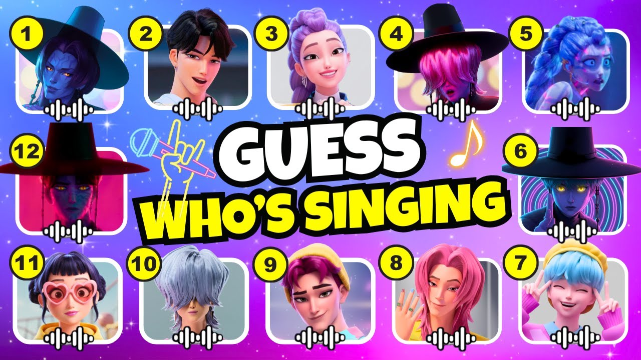 Can You Guess Who’s Singing? | K-pop Demon Hunters Quiz Show 🎤