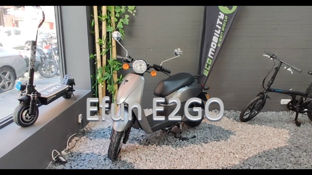 Efun E2GO ciclomotor eléctrico urbano con una potencia que sorprende!!