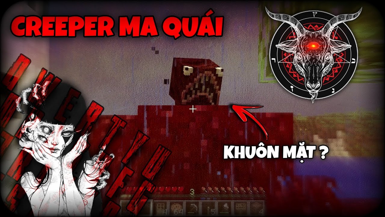 Tôi Bị Ám Bởi Creeper Thối Rữa Với Khuôn Mặt Đáng Sợ | Minecraft Creepypasta #35