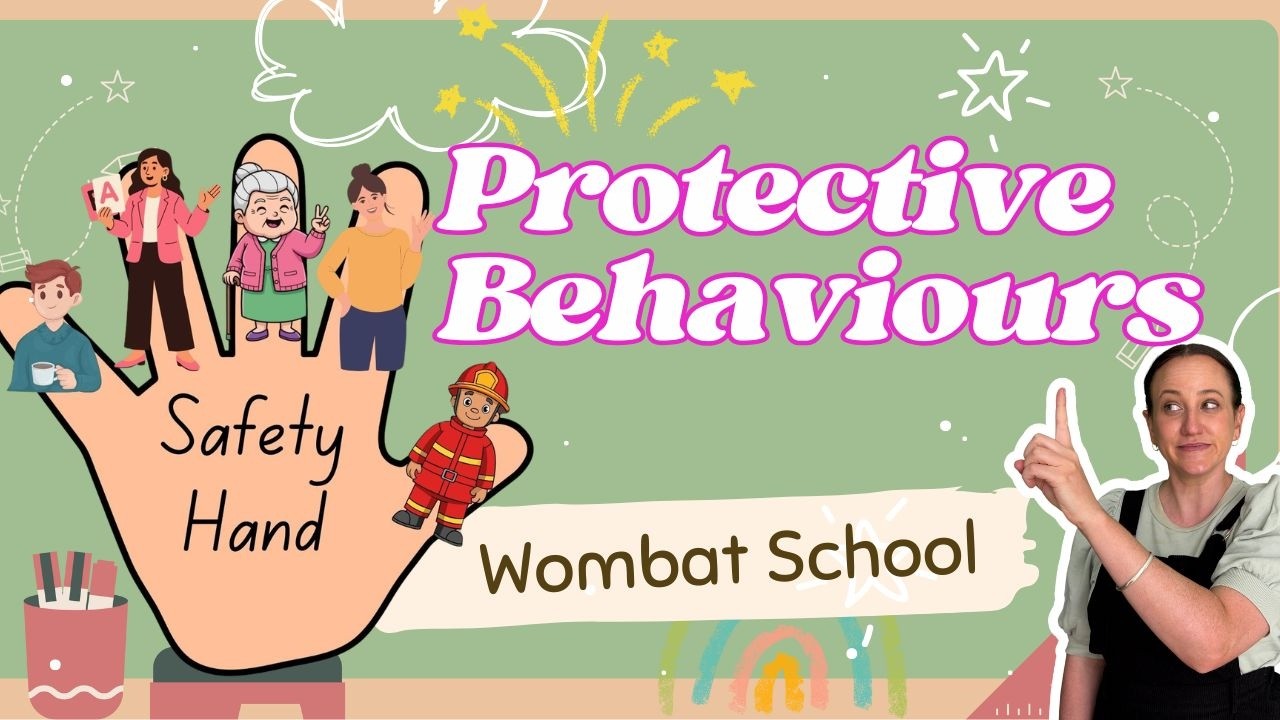 Protective Behaviours for Kids | Warning Signs, No Go Tell, Safety Hand | Wombat School