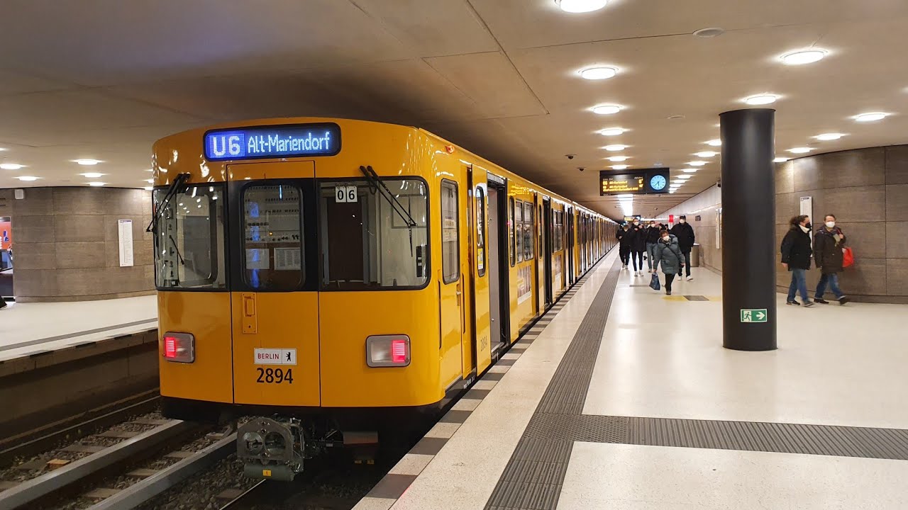 mitfahrt U6 von Alt-Mariendorf bis Alt-Tegel im F90 komplette Linie