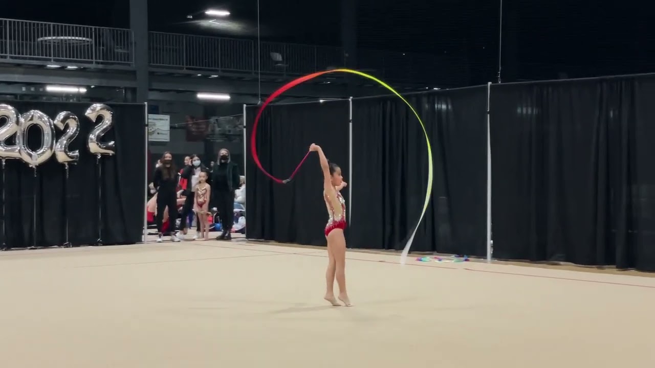 Lauren Wang-Level 5 Ribbon Routine-2022 Winter Cup