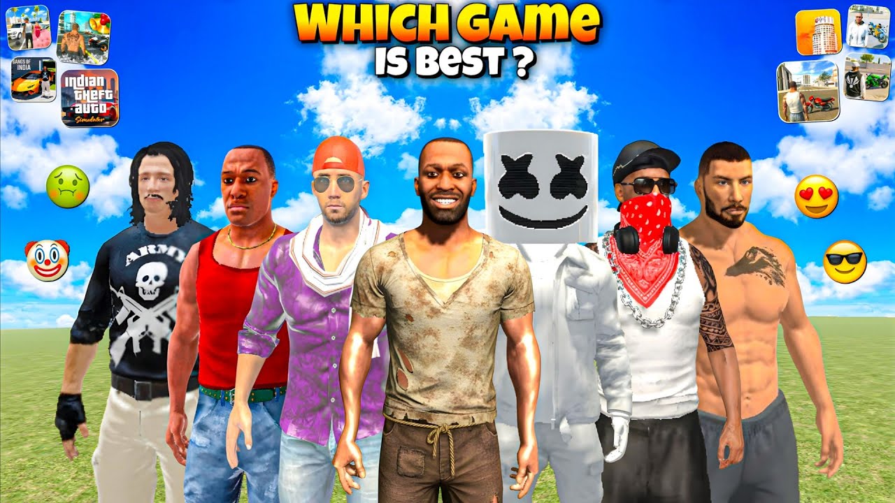 The Ultimate Comparison Between All Indian GTA Games 😱🔥