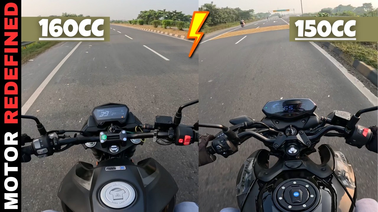 2024 Hero Xtreme 160R 2V Vs Bajaj Pulsar N150 Ride Comparison | Same Same But Different.