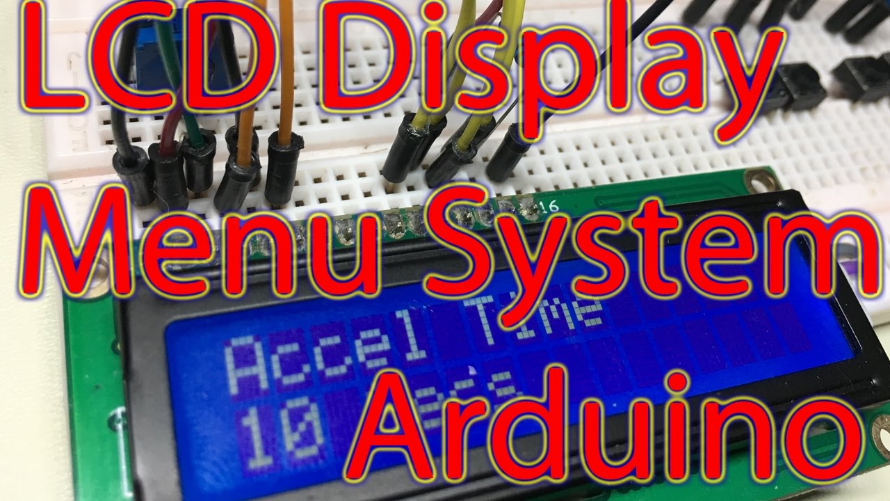 Эпизод 59 — Учебное пособие по системе меню ЖК-дисплея Arduino, прокручиваемое меню, изменяемые п...