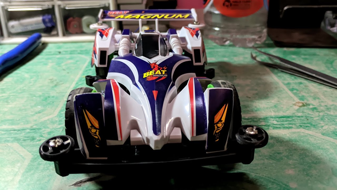Rakit dan Unboxing Beat Magnum From Jiepin ,keren #mini4wd #mini4wdlowbudget