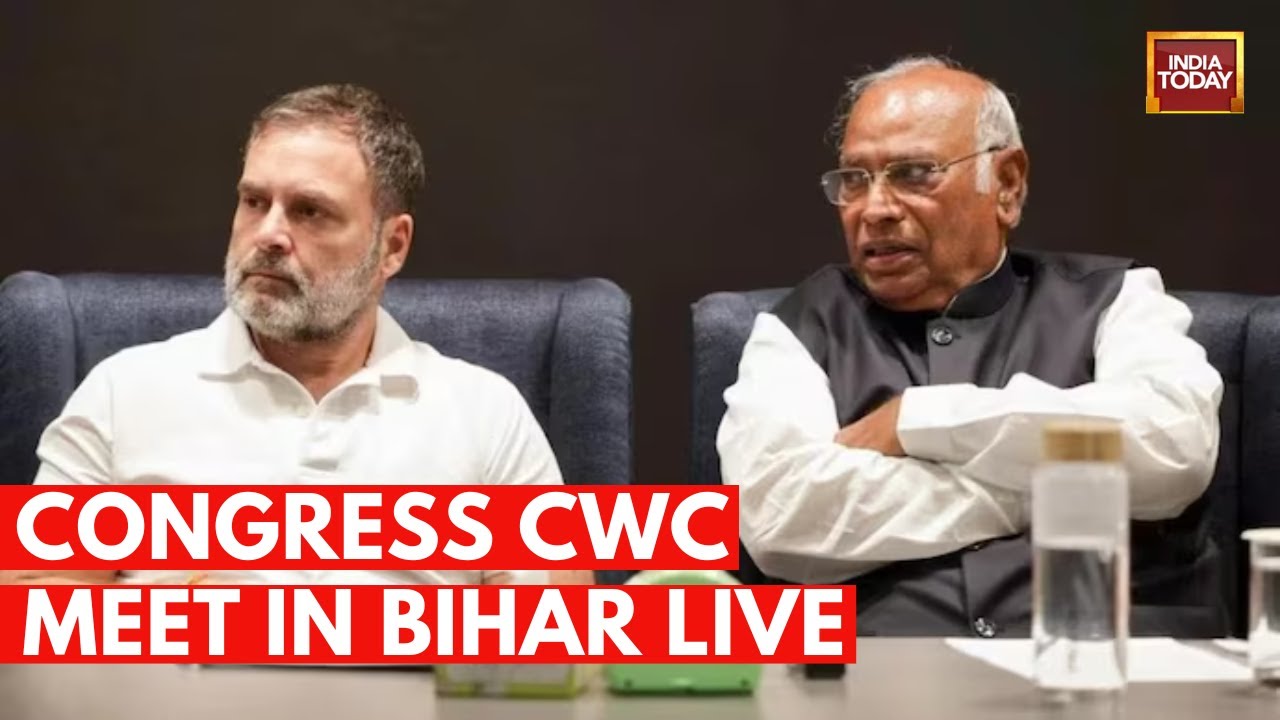 Bihar Election 2025 Live Updates: Congress's Historic CWC Meeting In Patna | Rahul Gandhi News