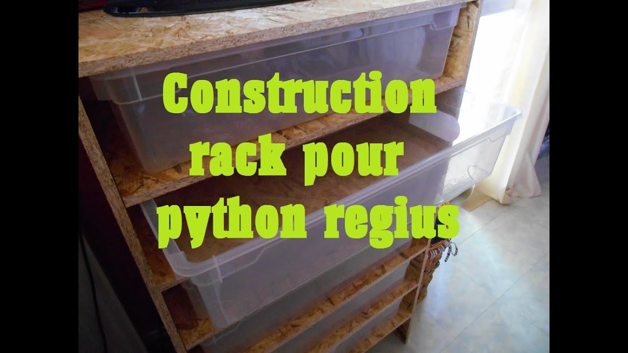 Tuto : Construction d'un rack pour serpent , fabrication d'un rack d'élevage