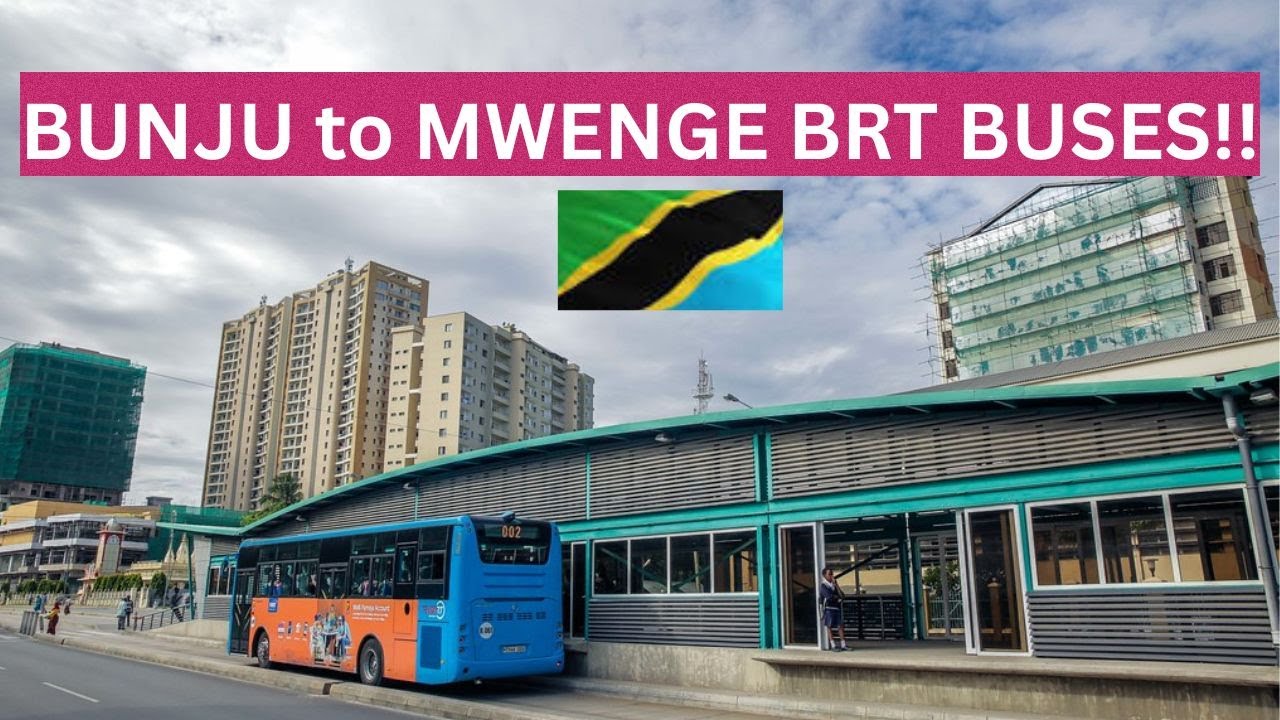 Bus Rapid Transit BRT is Everywhere in DAR ES SALAAM !! Unbelievable!!