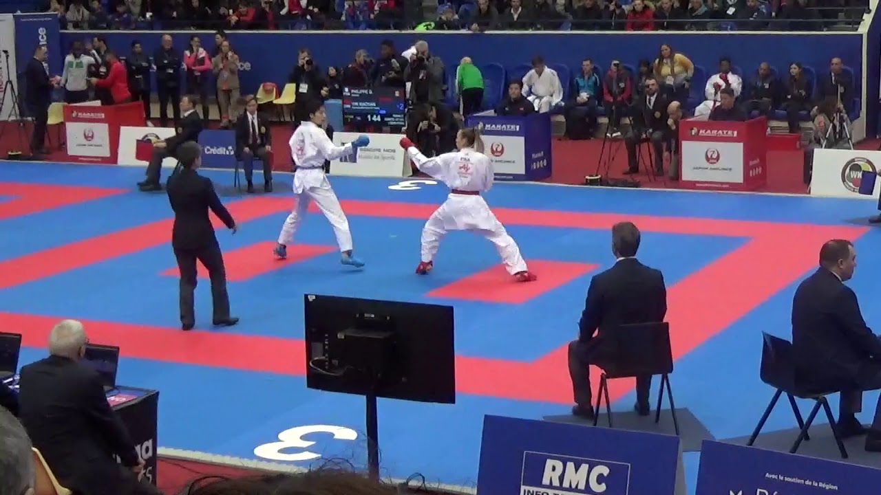 Karate Open de Paris Kumite Gwendoline PHILIPPE 3rd place