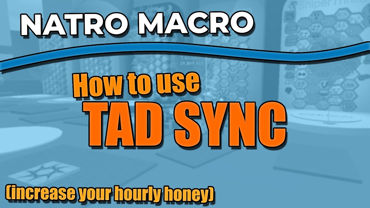 How Blue Hives Make EXTRA Honey with TAD SYNC (and how to set it up) | Bee Swarm Simulator