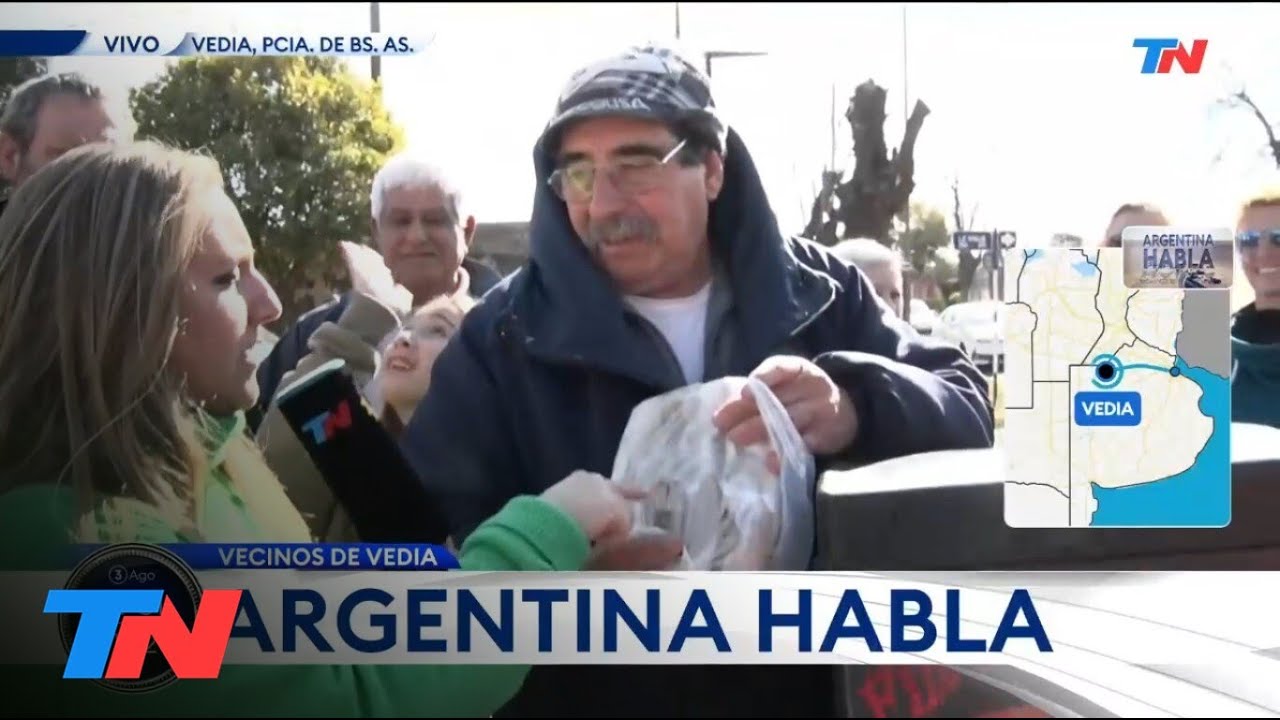 ARGENTINA HABLA: TN en Vedia, prov de Buenos Aires