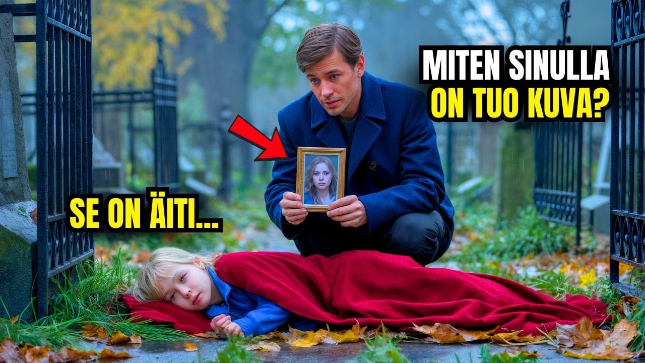 MILJONÄÄRI NÄKEE KÖYHÄN TYTÖN NUKKUMASSA HAUTAUSMAALLA KUVAN KANSSA, JOKA SAA HÄNET ITKEMÄÄN!