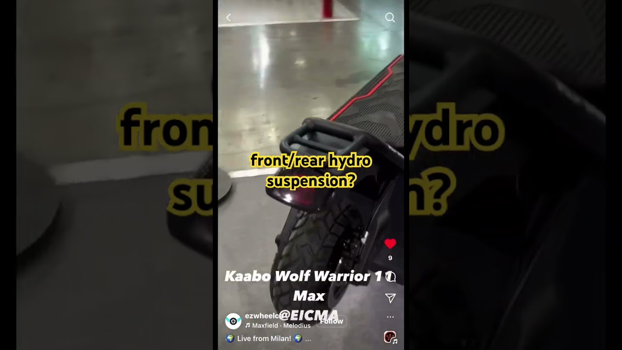 Plug and Play Motor cables on a Kaabo? Dual Hydro Suspension? The Wolf Warrior Max. Electricscooter