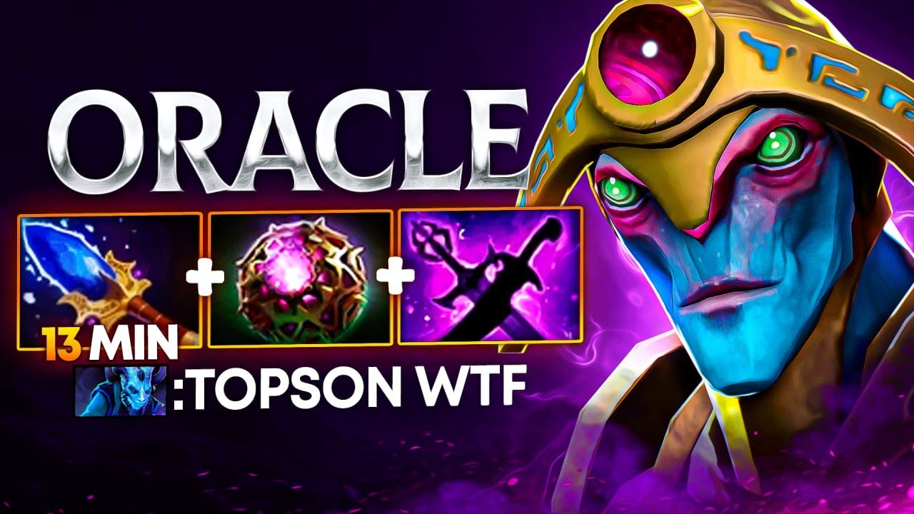 ТОПСОН снова за старое.. ORACLE MID Topson Dota 2