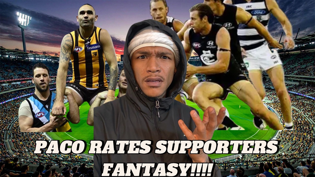Paco reacts to fantasy and supercoach teams!