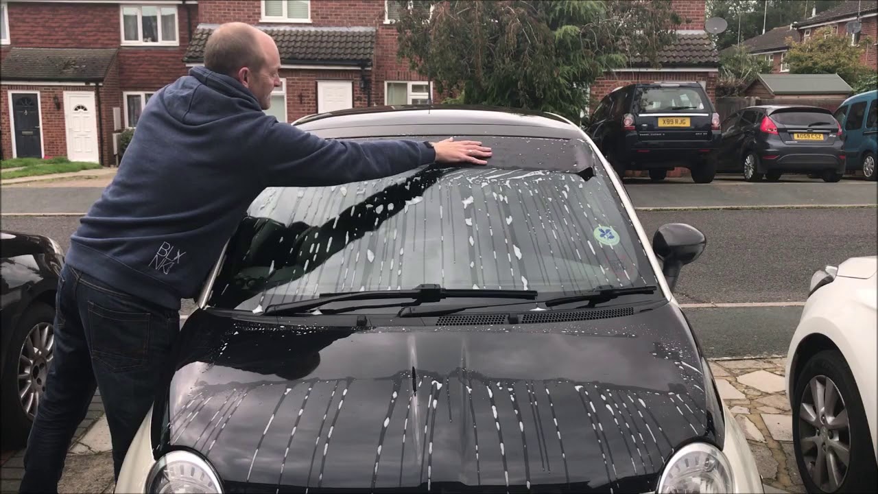 Fitting our easy - fit sunstrip.