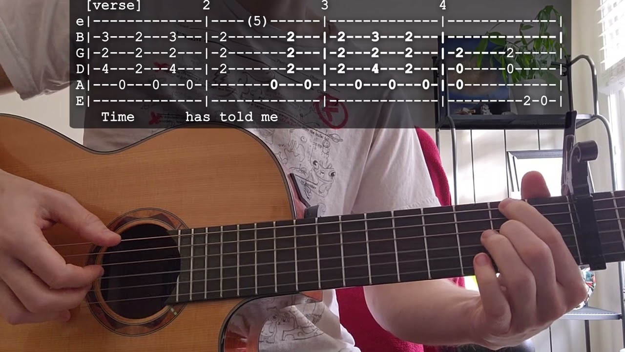 How to play Time Has Told Me by Nick Drake