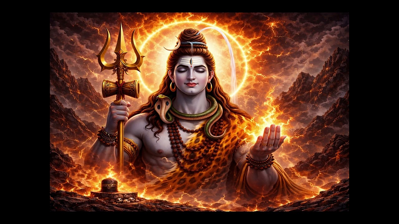 ॐ नमो भगवते रुद्राय I Om Rudraya Namah I शक्तिशाली शिव मंत्र | Protection & Inner Strength I #shiv