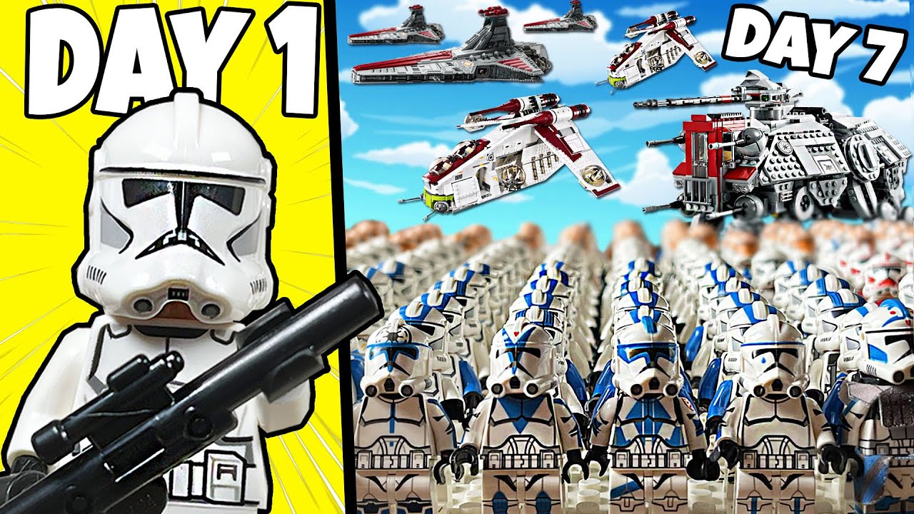 Я построил самую большую армию клонов LEGO за 7 дней...