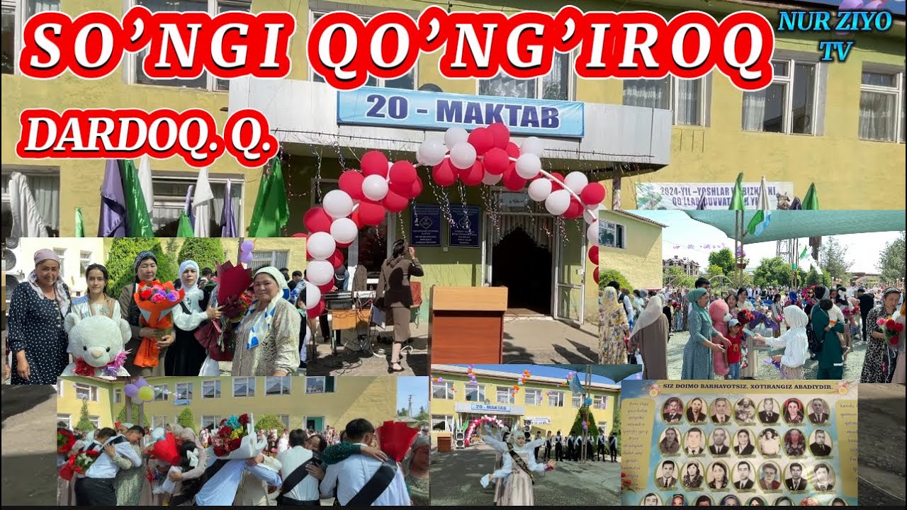 SO’NGI QO’NG’IROQ. BUNAQASI BO’LMAGAN 2024 -YIL BITIRUVCHILARI #songiqongiroq #xayrmaktabim