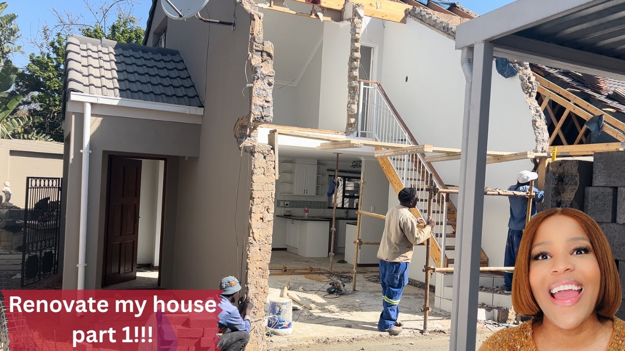 Renovate my house with me - part 1 // South African Youtuber