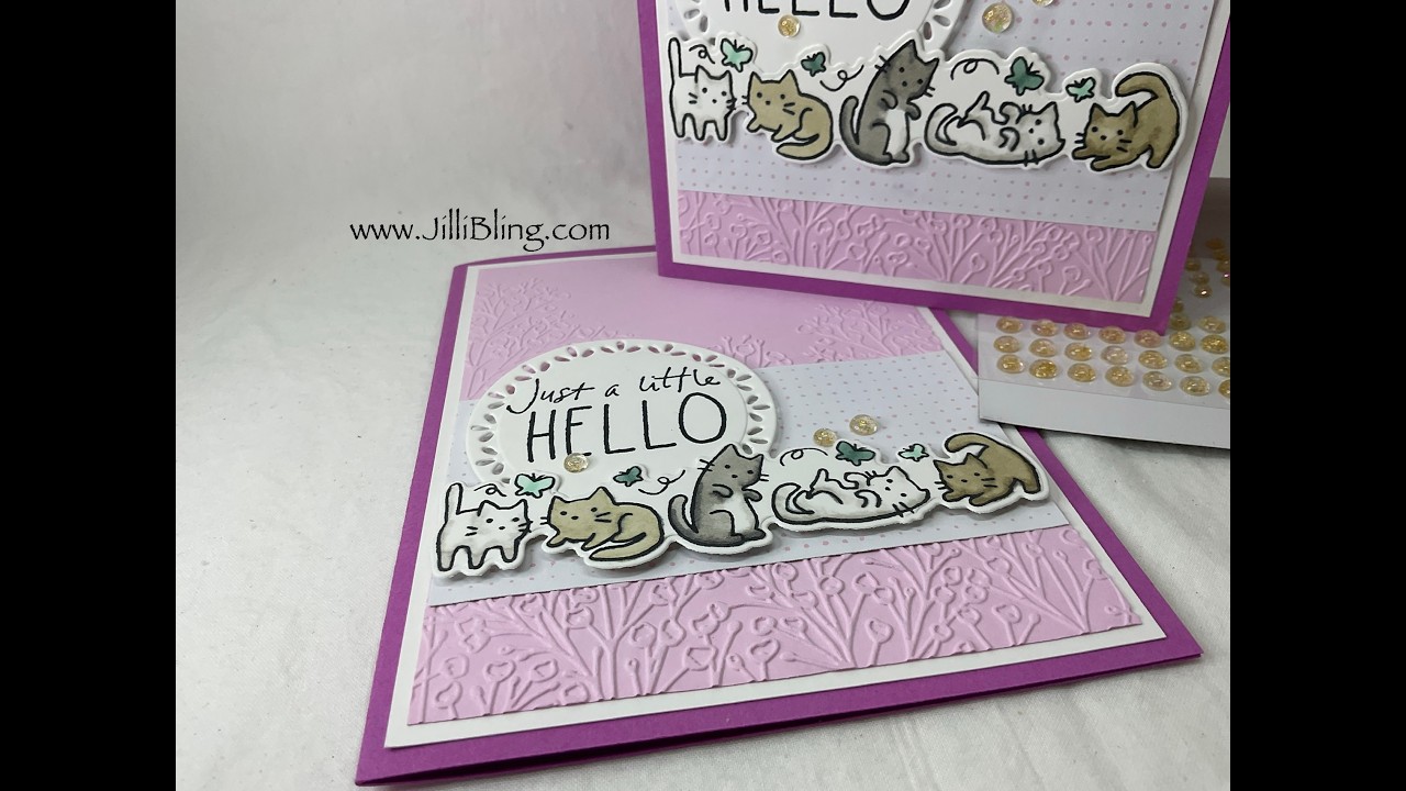 Набор Stampin Up Cutest Crew - Котята