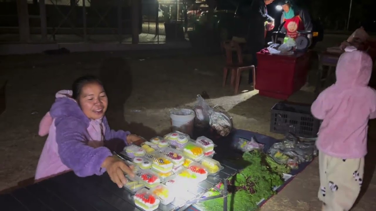 อากาศเย็นมากตื่นตีสี่มาลงตลาด