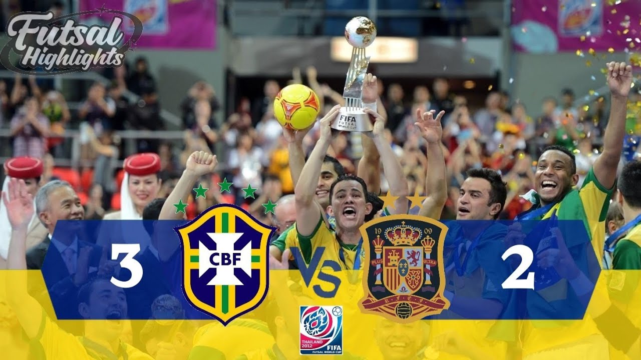 Brasil vs España Futsal | FIFA World Cup Final Tailandia 2012 •Highlights•
