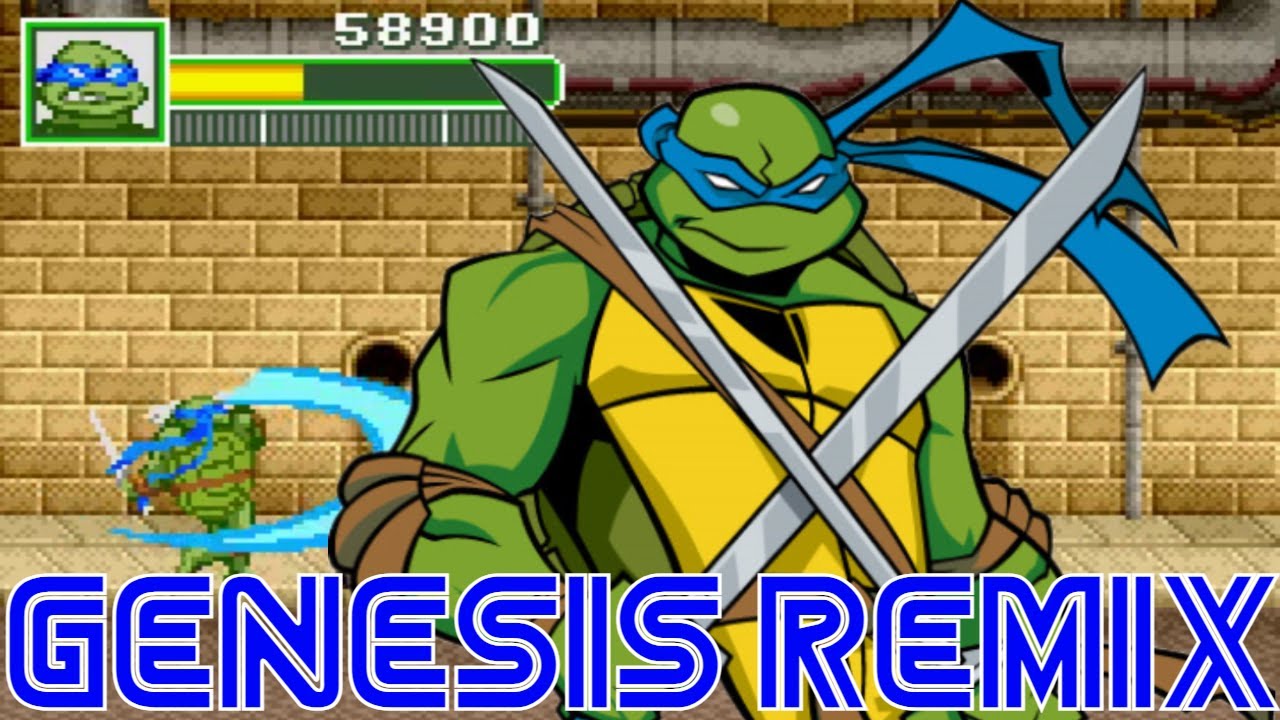 Teenage Mutant Ninja Turtles [GBA] - Sewer Sweet Sewer (Sega Genesis Remix)