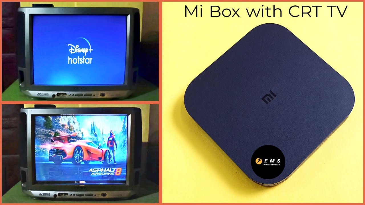 Convert CRT TV to Android smart TV | How to make CRT TV smart | MI TV box with CRT TV.
