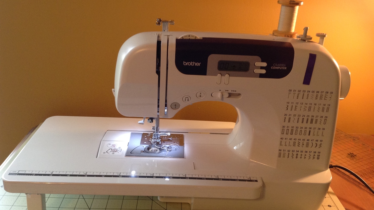 Tour of Brother CS 6000i Sewing and Embroidery machine for Quiltilng