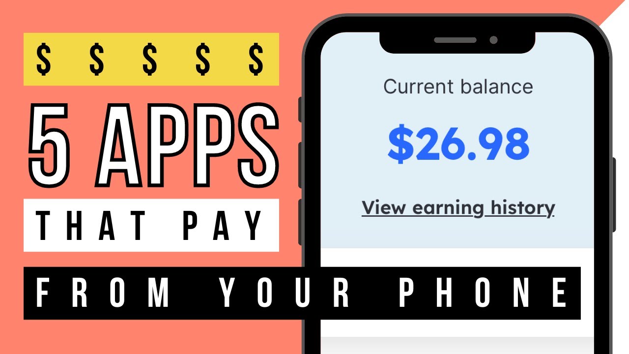 5 BEST Apps to Make Money from Your Phone