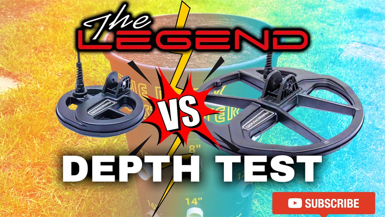 Nokta Makro LEGEND | Stock vs 6” Coil | Depth Test| Metal Detecting