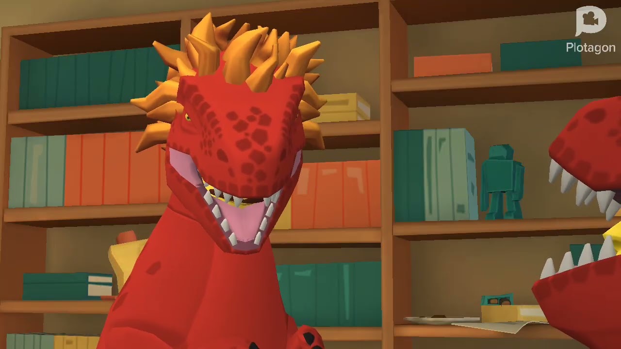Fire dinosaur says 6 7 at 8× and gets grounded