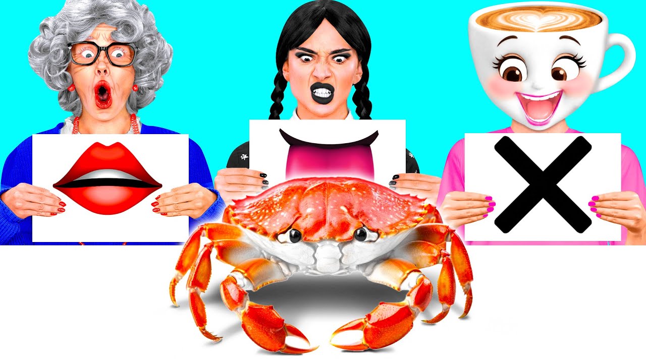 Tantangan Gigit, Jilat Atau Diam dengan Ballerina Cappuccina Brainrot BaRaFun Challenge